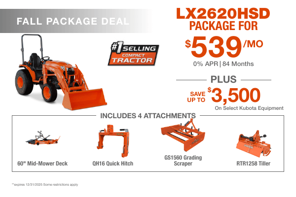 LX2620HSD FALL PACKAGE DEAL